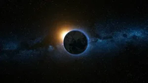 solar eclipse from space