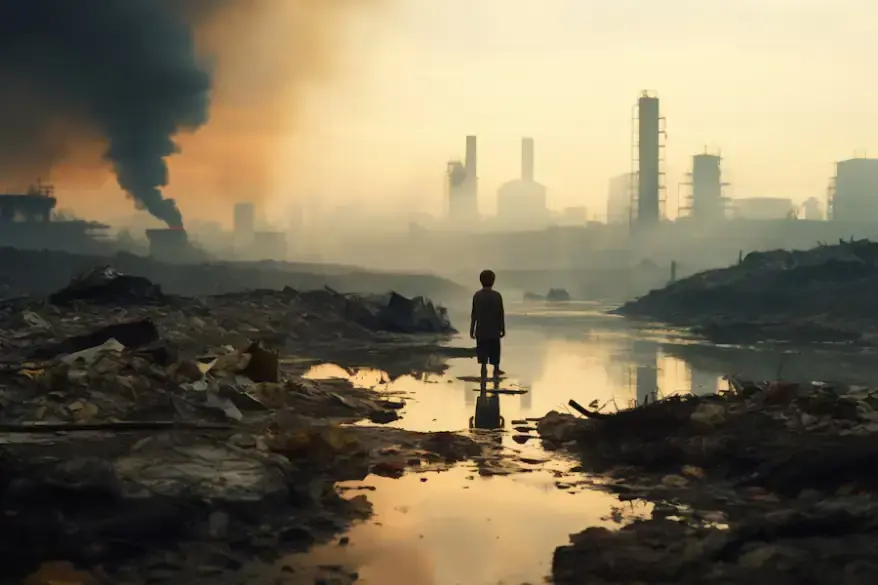 Land Pollution Effects on humans and Migration strategies