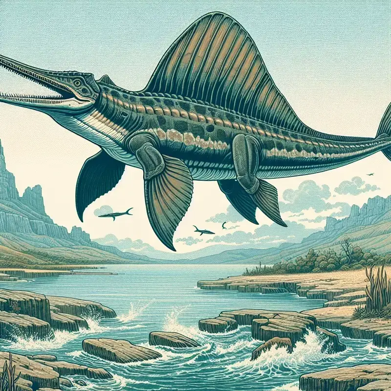 giant marine reptile Triassic Ichthyosaurs