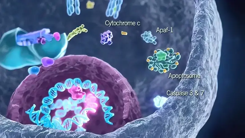 Intracellular lysosomes, cell function 