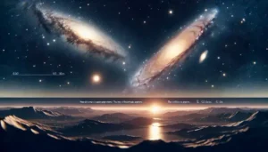 Collision of the Milky Way and Andromeda