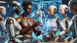 humanoid robots walking around us