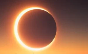 Double Sunrise Solar Eclipse
