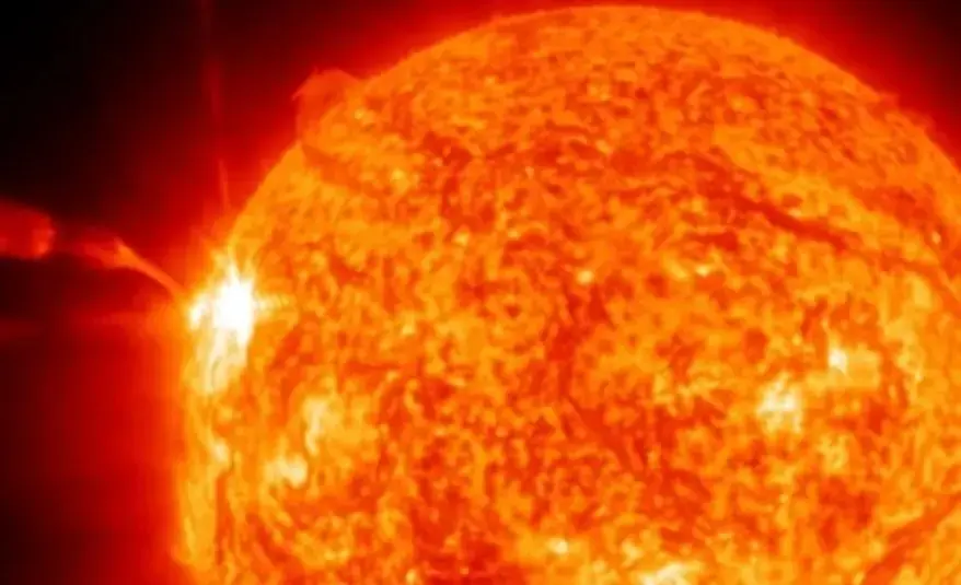 The Solar Flare (Image credit: NOAA Space Weather Prediction Center GOES 19 satellite.)