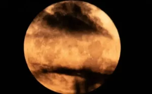 Full 'Buck Moon' captured in the night sky over Greece. (Image credit: Photo by Nicolas Economou/NurPhoto via Getty Images)