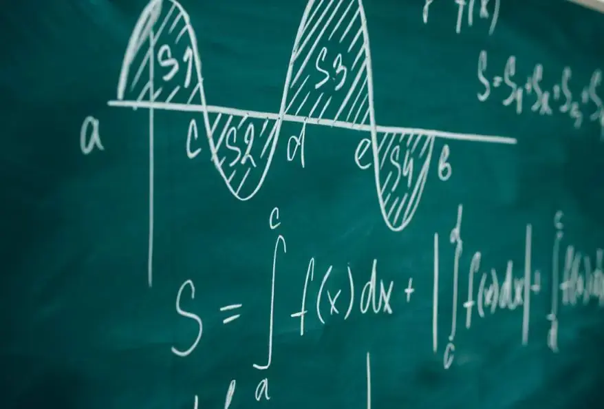 Calculus chalkboard work