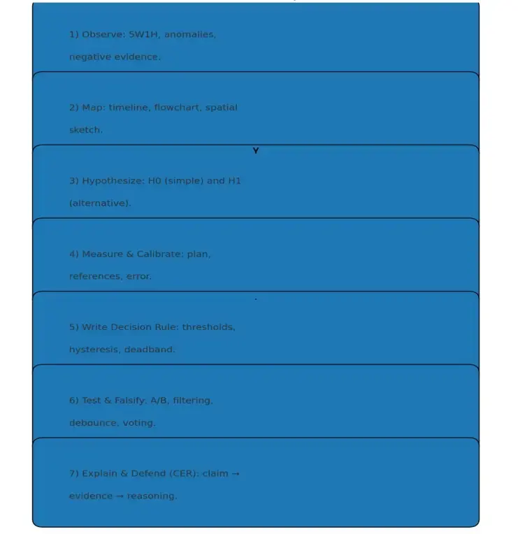 Sherlock STEAM- The 7 Step Case Framework