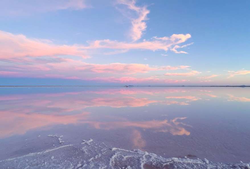 Sky Reflections on Salar de Uyuni