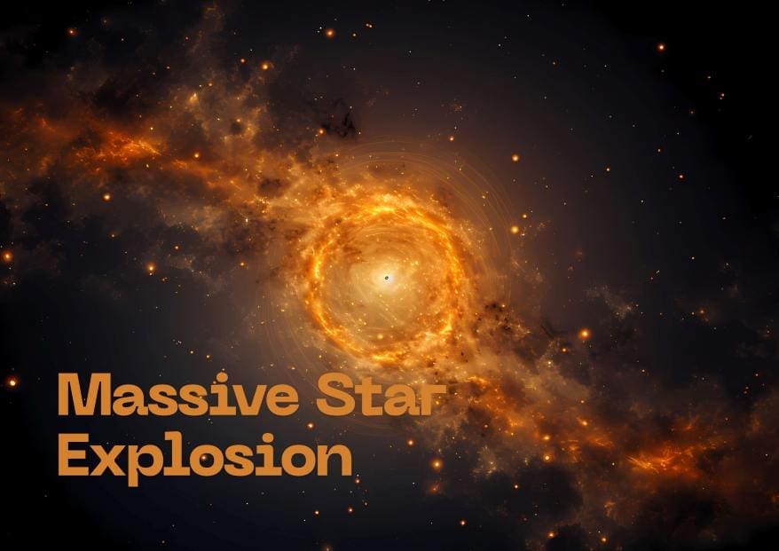 Massive Star Explosion