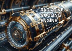 Radiative Cooling Engine