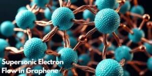supersonic electron flow graphene