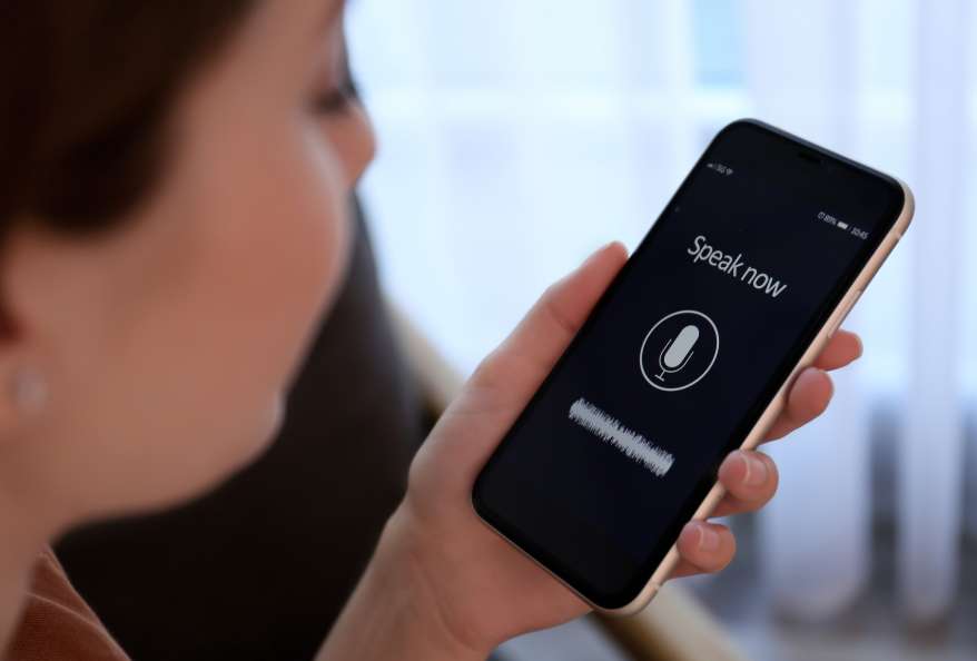 Talking to voice assistant