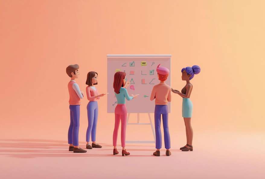 students brainstorming ideas