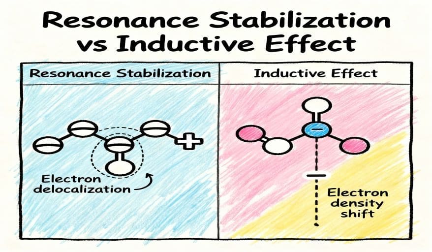 Electronic displacement effects Resonance and Inductive effect