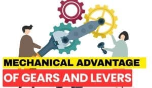 Mechanical advantage of gears and levers