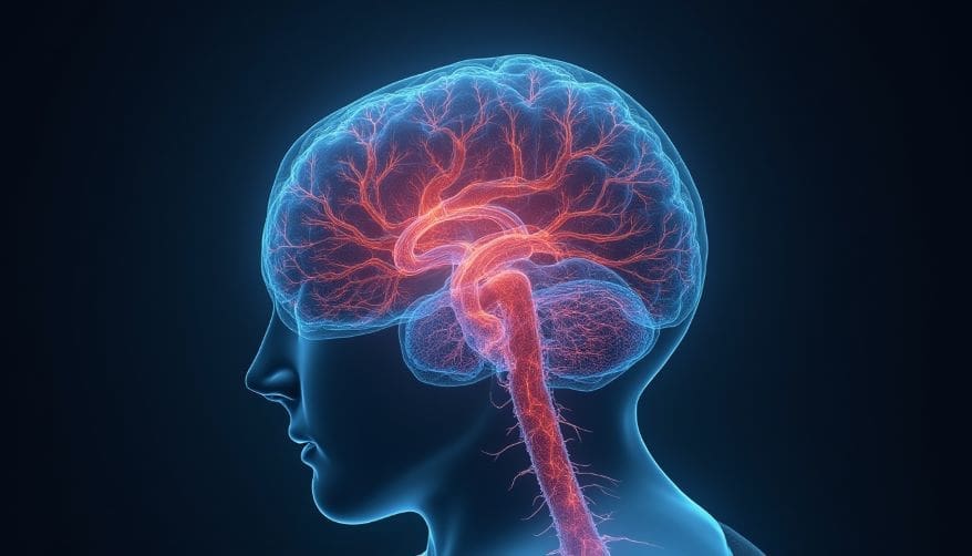 brain and spinal cord