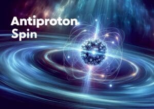 single antiproton spin