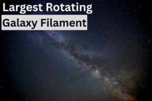 Largest Rotating galaxy filament