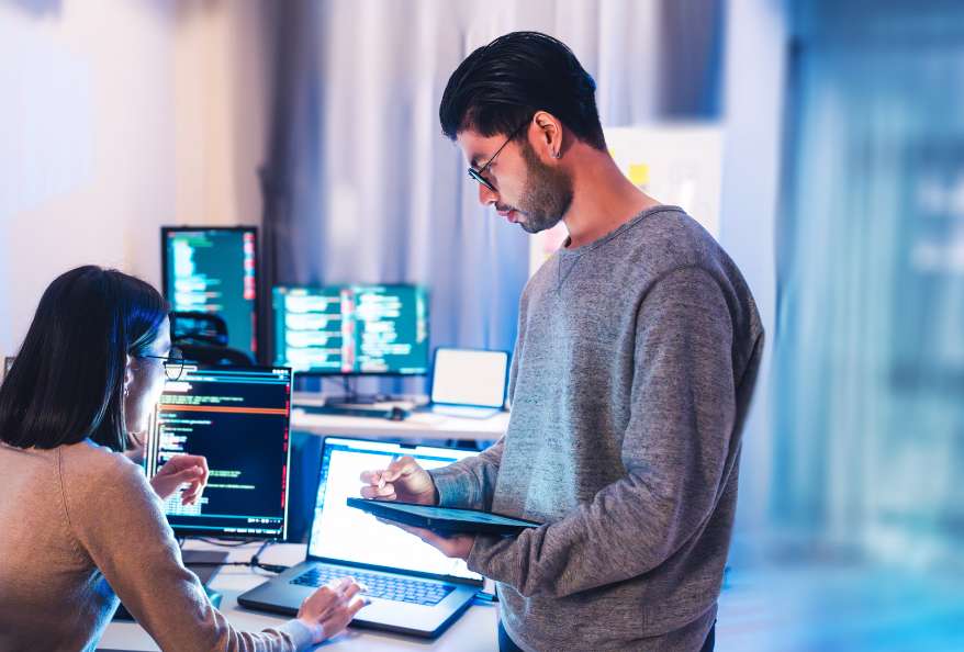 Engineers working on MLOps for Intelligent Systems