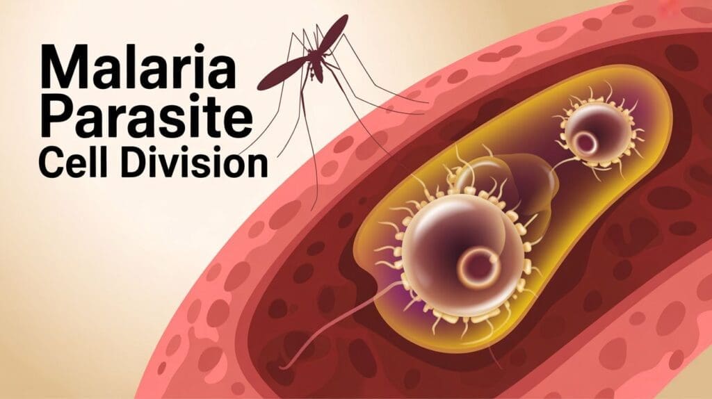 Malaria parasite cell division